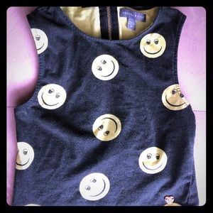 Skull Smiley Zip-Back Crop Top - Kendall & Kylie